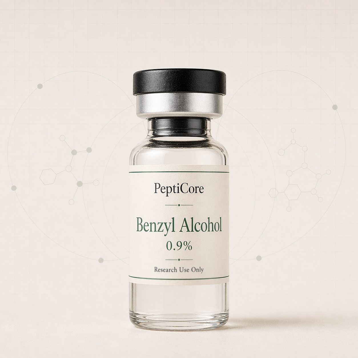 Benzyl Alcohol 0.9% research-use series vial