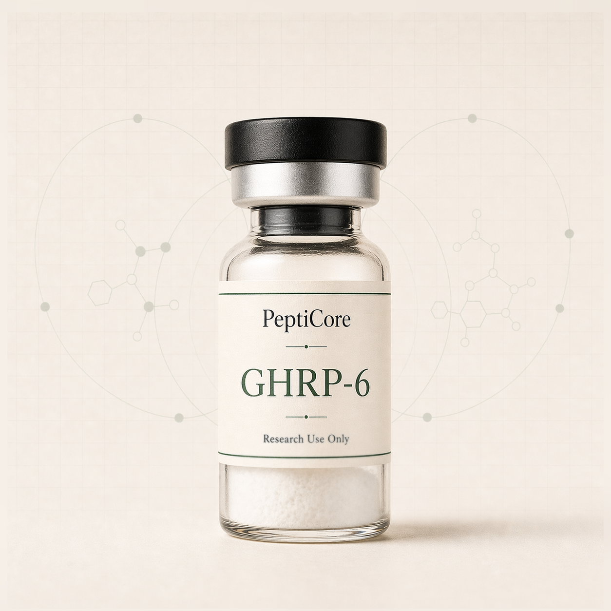 GHRP-6 research-use series vial