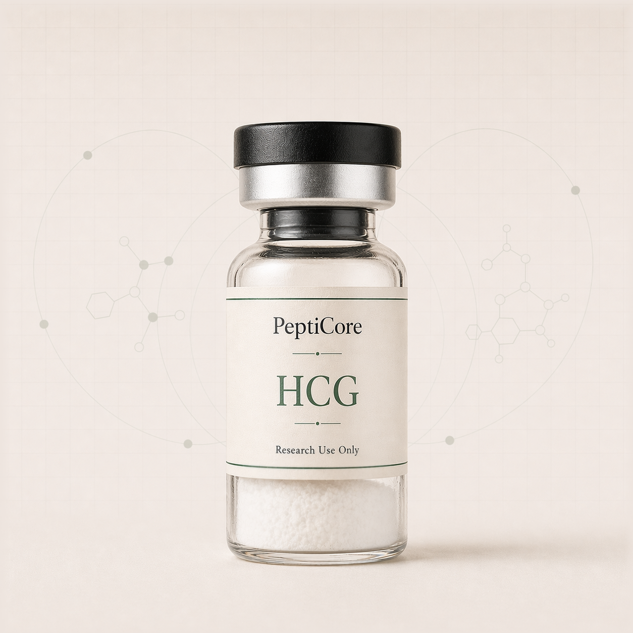 HCG research-use series vial