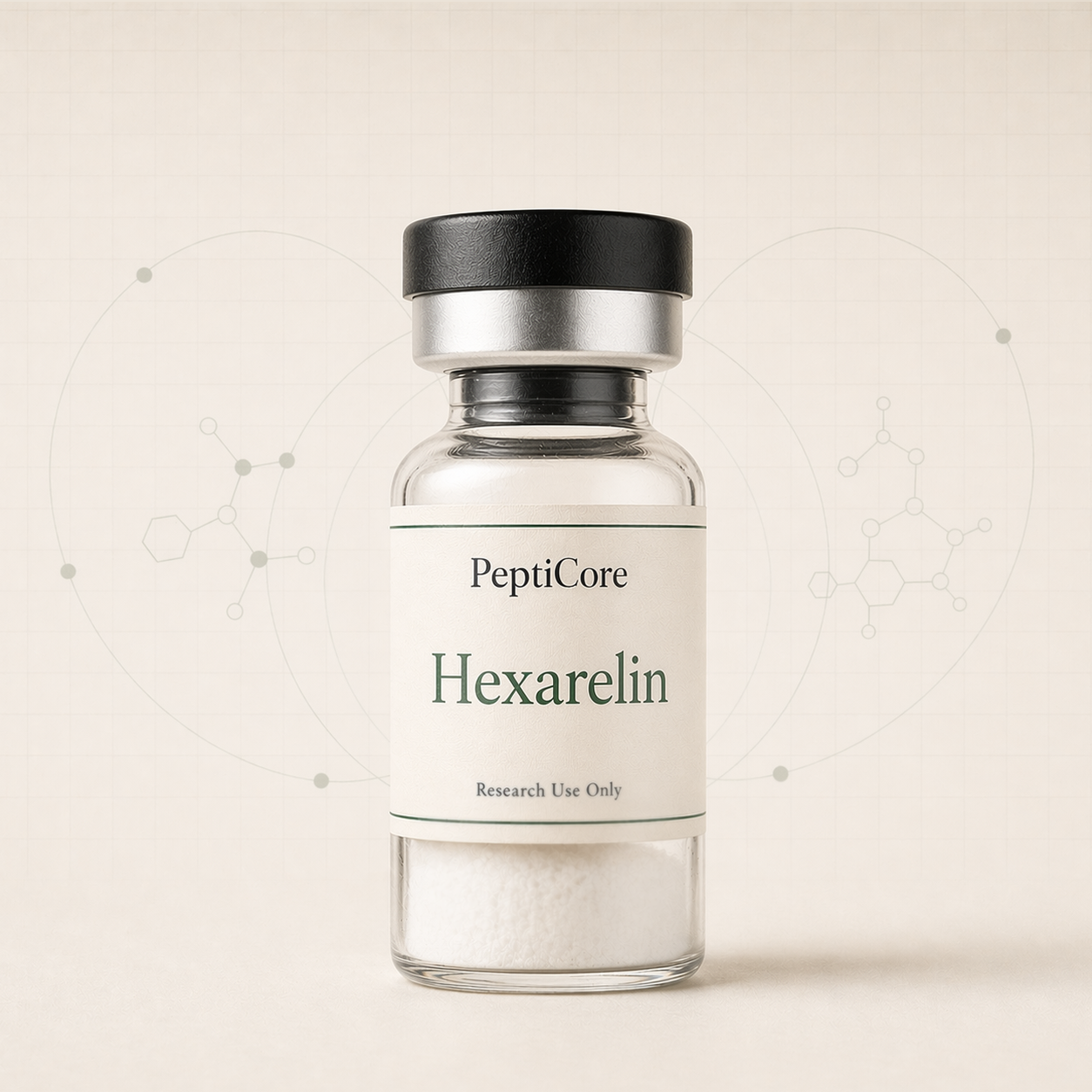 Hexarelin Acetate research-use series vial