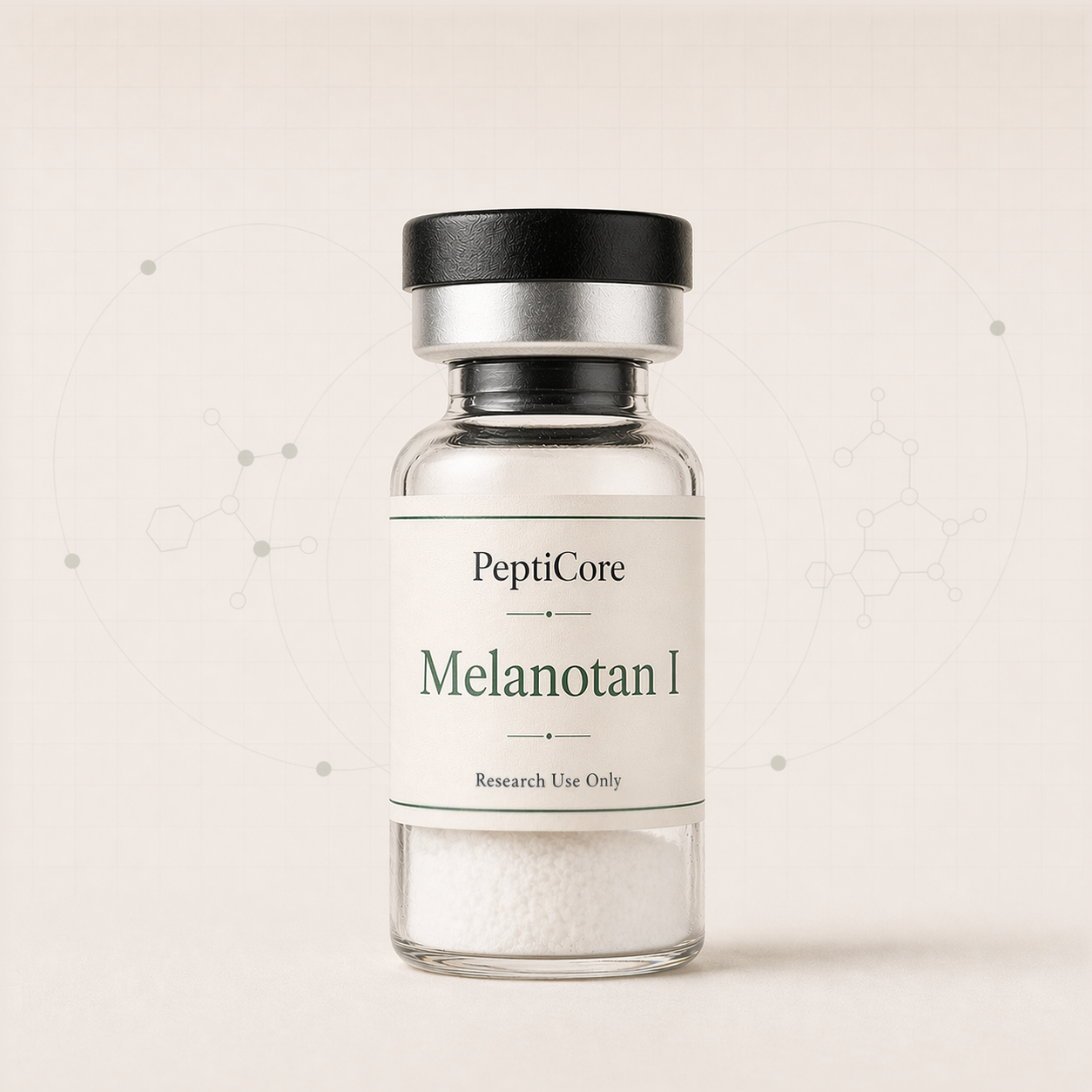Melanotan I research-use series vial